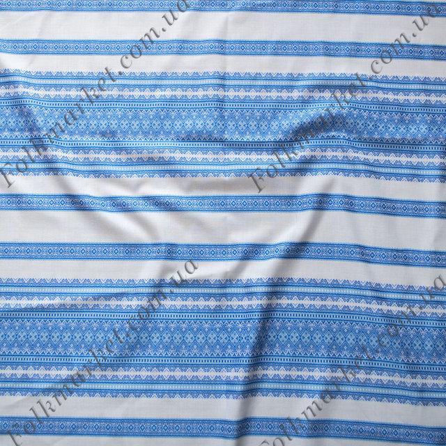 Ткань для скатерти с украинской вышивкой Виолетта ТДК-65 4/7 - фото 1 - id-p283548907