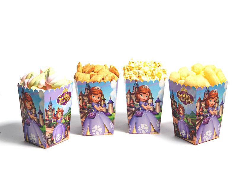 Коробки для попкорну "Принцеса Софія" В пак. 5 шт., фото 1