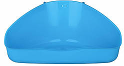 Туалет кутовий для кролика в клітку (пластик)36х21х30/30см