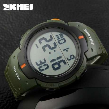 Спортивные часы Skmei 1068 зеленые - фото 2 - id-p596861603
