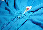 Чоловіча толстовка синя кофта на блискавці з капюшоном (ультрамарин) Lightweight hooded sweat jacket Fruit of the Loom,2XL, фото 3