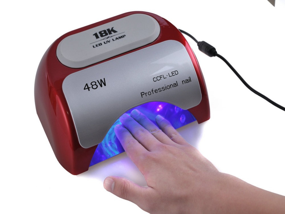 УФ лампа для нігтів сушарка 48Вт CCFL+UV LED таймер 18K