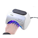 УФ лампа для нігтів сушарка 48Вт CCFL+UV LED таймер 18K, фото 3