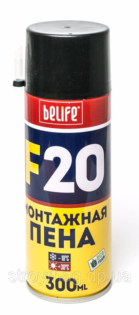 Всесезонна монтажна піна BeLife F20