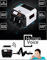 Машинка для рахунку грошей c детектором MHZ UV 555 MG, фото 4