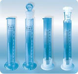 Циліндр 100 мл (2-100) скляна основа з прибираним корком, фото 2