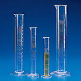 Циліндр 100 мл (2-100) скляна основа з прибираним корком, фото 3