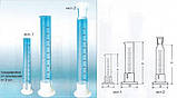 Циліндр 10 мл (1-10) скляна основа, фото 5