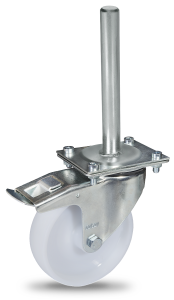 Колісні опори з колесами з поліаміду