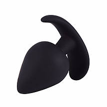 Анальна пробка силіконова Plump Plug by Tmishion M 3см якір, фото 3