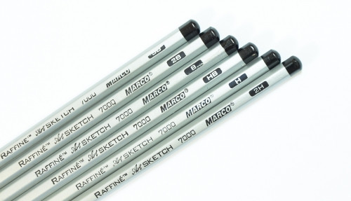 Набір графітних олівців MARCO Raffine 7000-6СВ, 2Н-3В