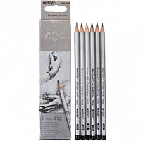 Набір графітних олівців MARCO Raffine 7000-6СВ, НВ-8В