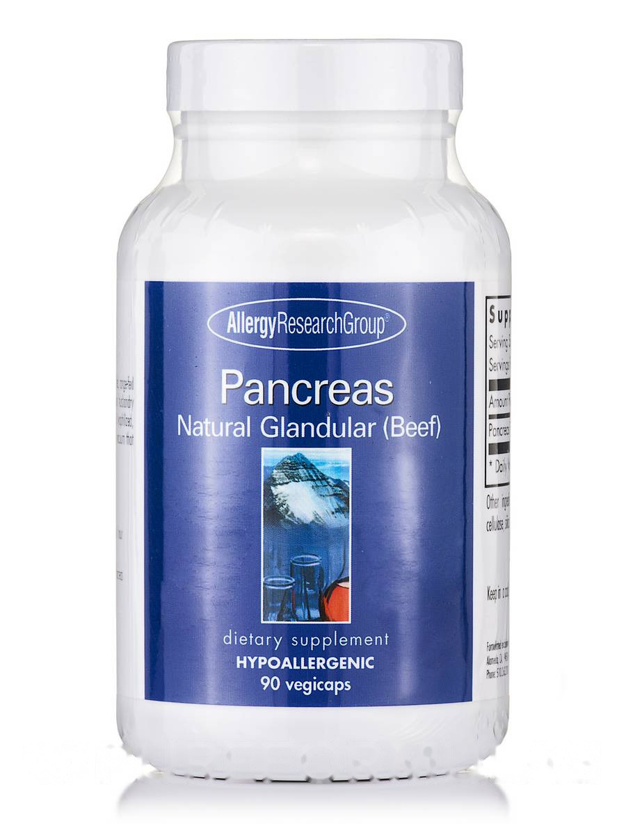 Купити Pancreas Beef Natural Glandular, 90 Capsules Vegetarian у Києві