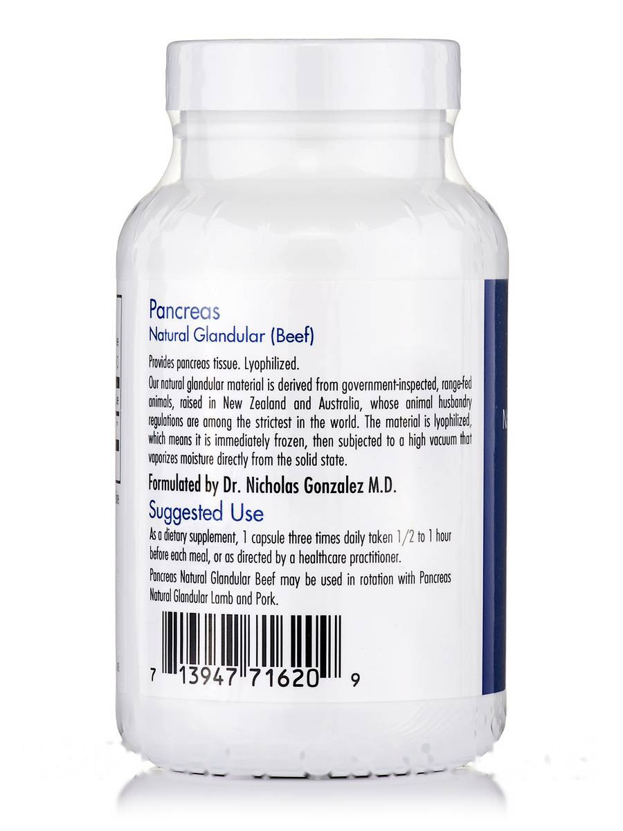 Купити Pancreas Beef Natural Glandular, 90 Capsules Vegetarian у Києві