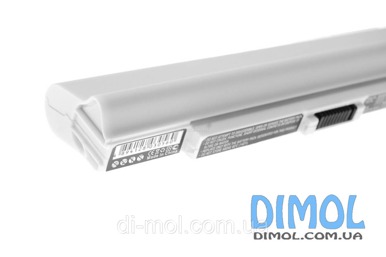 Акумуляторна батарея Acer Aspire One 521 531 531h 751 751h 752 753 series white 5200mAh 11.1 v