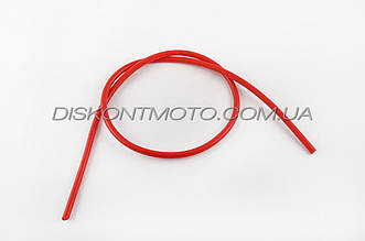 Бронепровід 1 м (високовольтний дріт) 1000 мм (червоний, силікон) DM