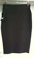 Женская строгая юбка - резинка из плотного трикотажа 52, 54