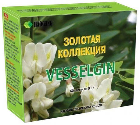 VESSELGIN для судин (60 капсул по 300 мг) Haogan Хаоган, фото 1