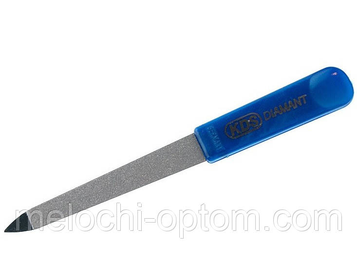 Пилка для нігтів металева сапфірова KDS 1-4211 пилка для манікюру 100мм
