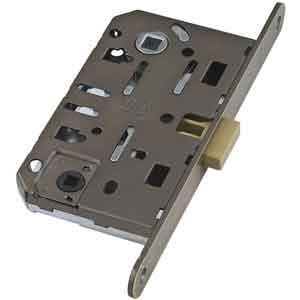 Замок міжкімнатний AGB WC Mediana Polaris B04102.50.12 магнітний античний бронза