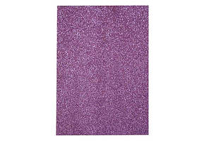 Фоаміран ООПТ 20*30см 2мм з глітером, бузковий (10)