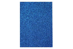 Фоаміран ООПТ 20*30см 2мм з глітером, синій (10)