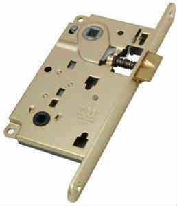 Замок міжкімнатний AGB WC B04102.50.03 (засувка вгорі латунь)