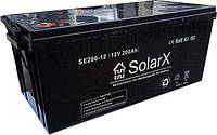 Гелевый аккумулятор SolarX SE200-12 (12V 200Ah)