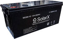 Гелевий акумулятор SolarX SE200-12 (12V 200Ah)