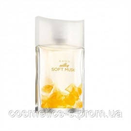 Туалетна вода жіноча Silky Soft Musk, Avon, Сильця софт Маск Ейвон, 82271, 50 мл