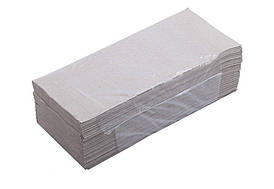 Рушники паперові листові V-скл. сірі, 150 шт/уп
