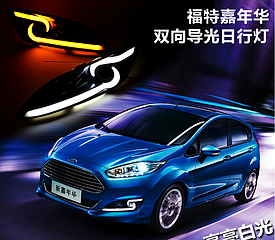 DRL штатні денні ходові вогні LED - DRL для Ford Fiesta 2013+ V2 (ДХО Фієста 2013+, DRL Fiesta 2013+)