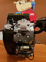 Двигун WEIMA WM2V78F-2цил. (вал конус і шпонка), бензин 20,0 л. с., фото 5