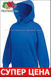Худі дитяче синє толстовка Fruit Of The Loom 62-043-51 12-13, фото 6