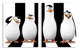 Модульна картина пінгвіни