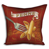Подушка габардинова з принтом Penne 40x40 (4P_PW017)