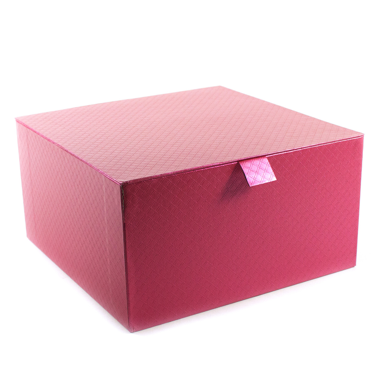 Подарочная коробка Розовый Металлик 22 x 22 x 12 см - фото 2 - id-p251567500