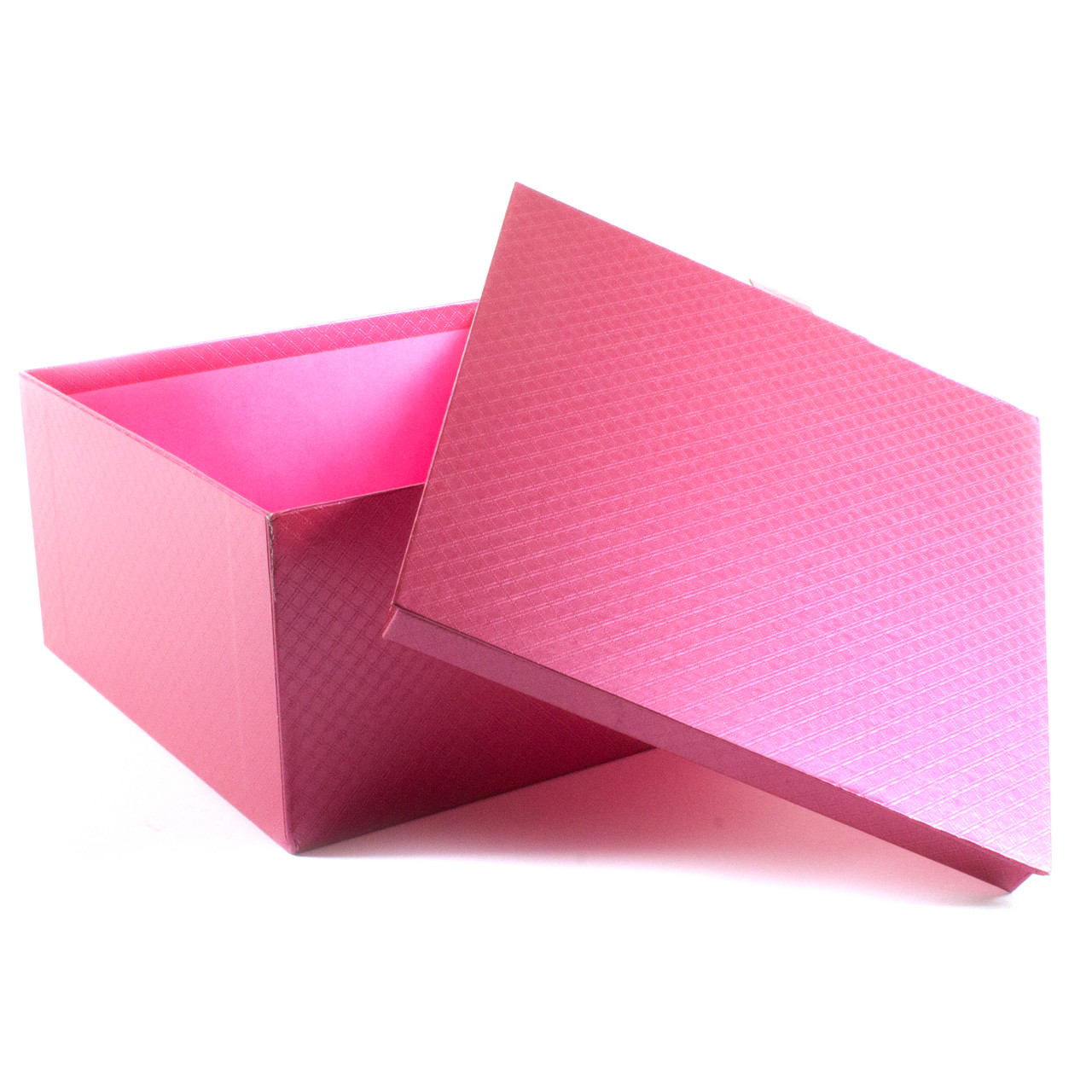 Подарочная коробка Розовый Металлик 22 x 22 x 12 см - фото 1 - id-p251567500