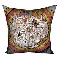 Подушка з принтом габардинова Карта сузір'я 50x50 (5P_OS197)