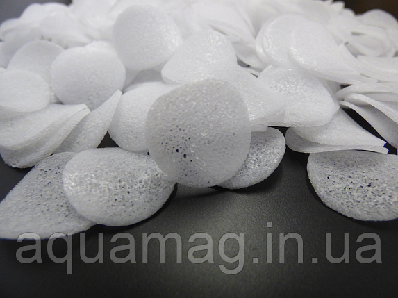 Вільноплавне біозавантаження для ставка, водойми, ПЗВ Helix White HEL-X Flake 50 л, фото 2