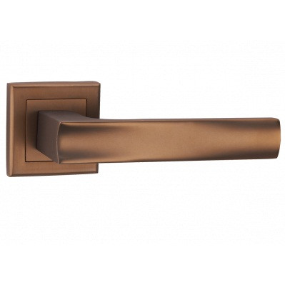 Ручка на розеті  матова темна бронза A-2010 MCF, фото 1