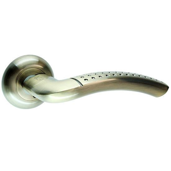 Дверні ручки KEDR HRoz-07.026-AL-AB, фото 1