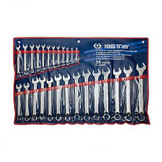 Набір ключів комбінованих KING TONY 1266MR 75° 6-32мм (26 предметів)