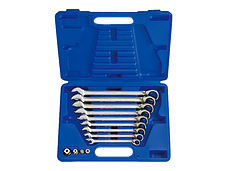 Набір ключів з трещеткой і шарніром KING TONY 13013MR 8-19 мм (13 предметів)