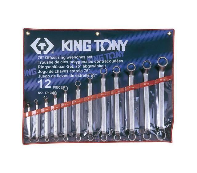 Набір ключів накидних KING TONY 1712MR 6-32мм (12 предметів)