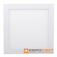 Світильник LED-S-225-18 4200К/6400K (225*225) квад, вбуд.