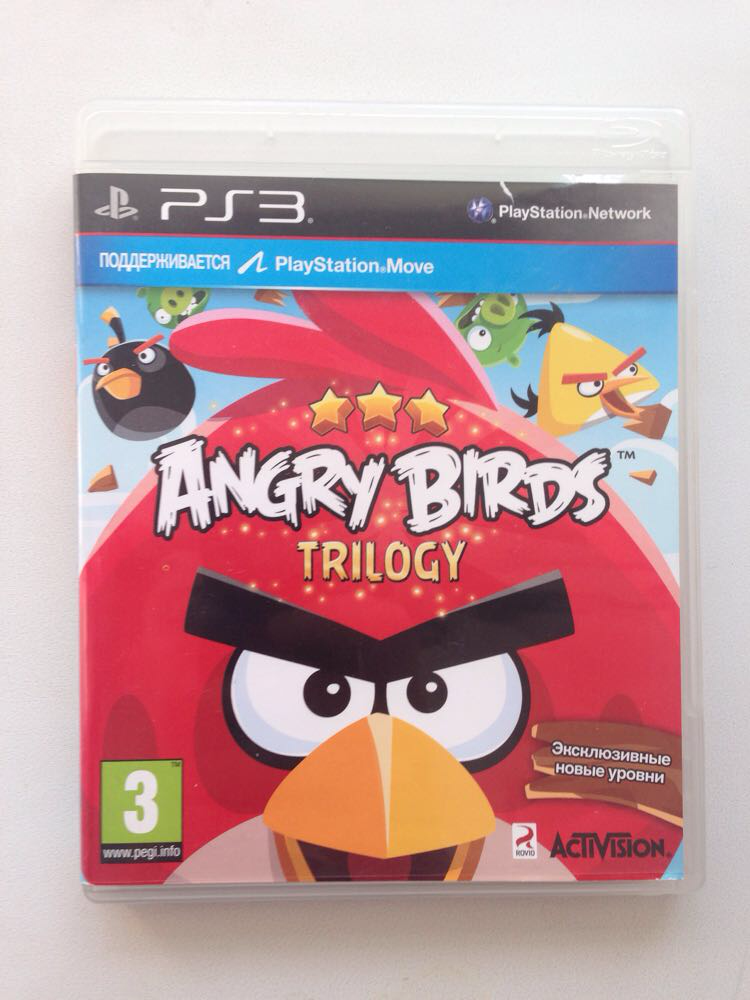 Angry Birds Trilogy (PS3) pyc. - фото 1 - id-p597358179