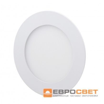 Світильник LED-R-120-6 6Вт 4200К/6400К коло вбуд. 120мм