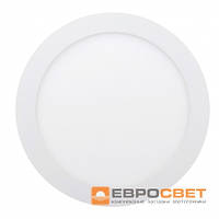 Світильник LED-R-225-18 4200К/6400K (225mm) коло, вбуд.