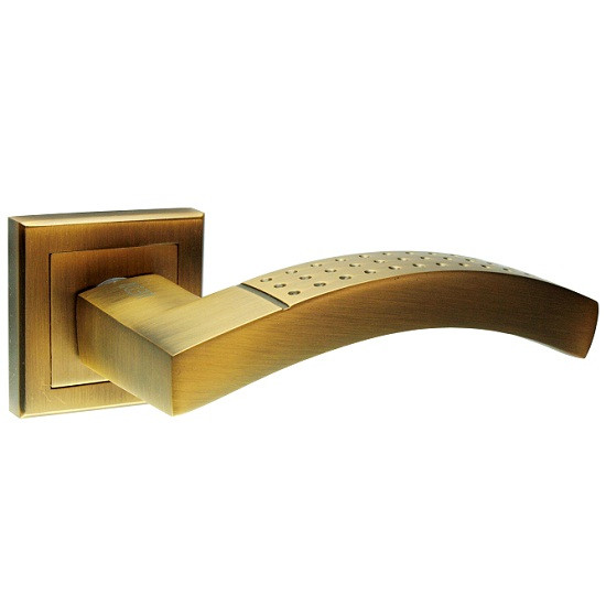 Дверні ручки KEDR HRoz-15.256-AL-COFEE, фото 1